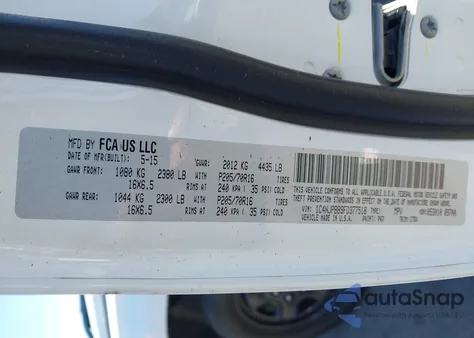 2015 Jeep Patriot Sport from USA, damaged, VIN 1C4NJPBB9FD377518